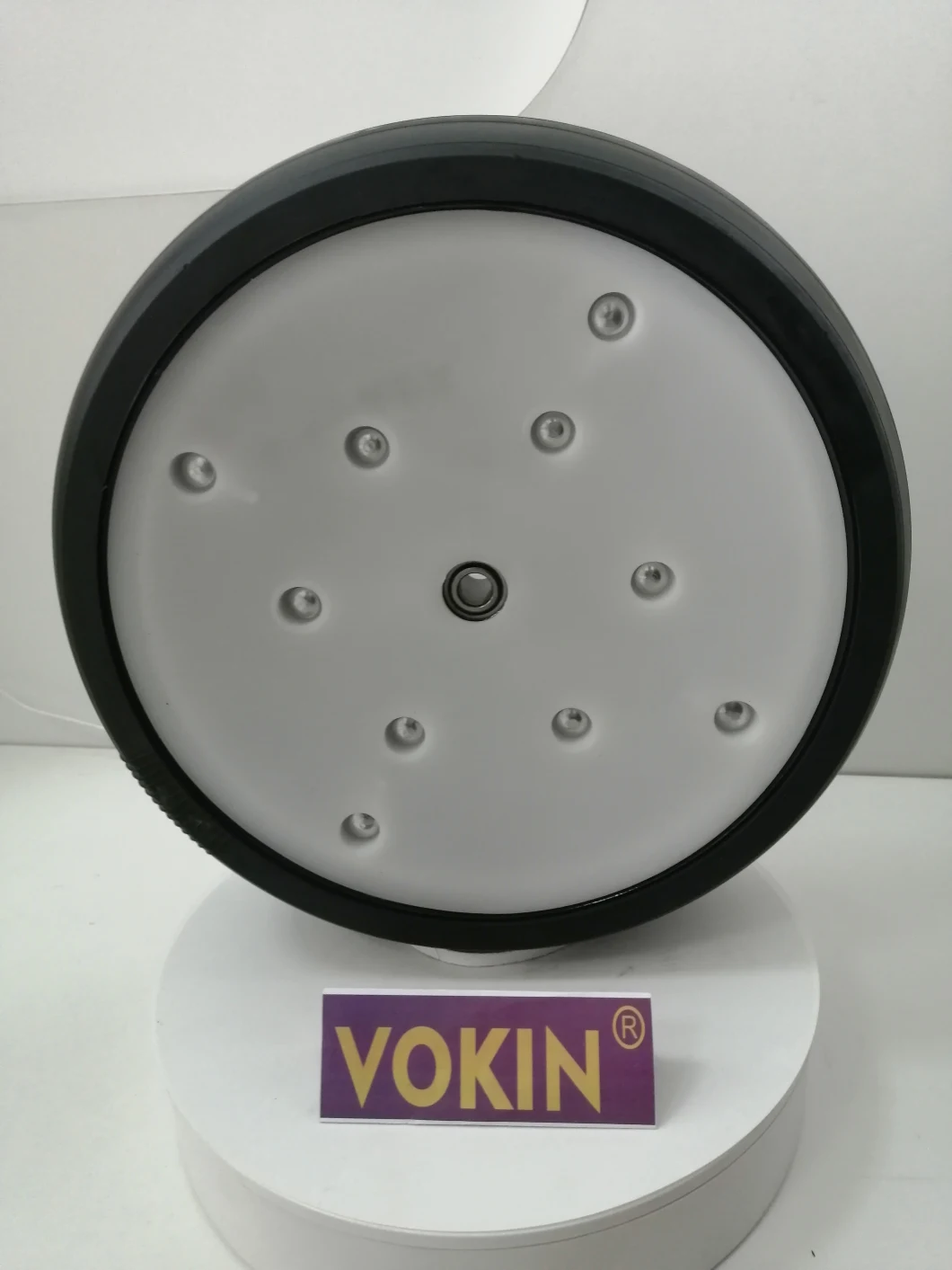 White Nylon & Steel Rim 4.5