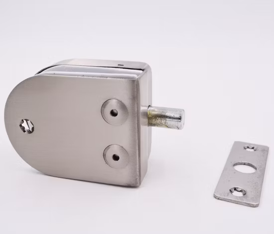 Keyi 금속 Kg-16sGlass 도어 볼트 무료 구멍 욕실 바닥 잠금 스테인레스 스틸 유리 도어 잠금 장치